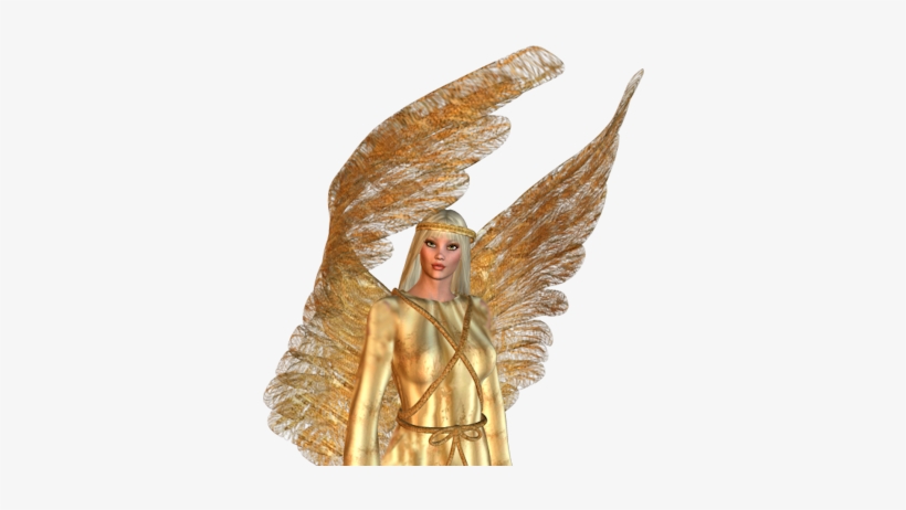 Angels Transparent Gold - Gold Angel Png, transparent png