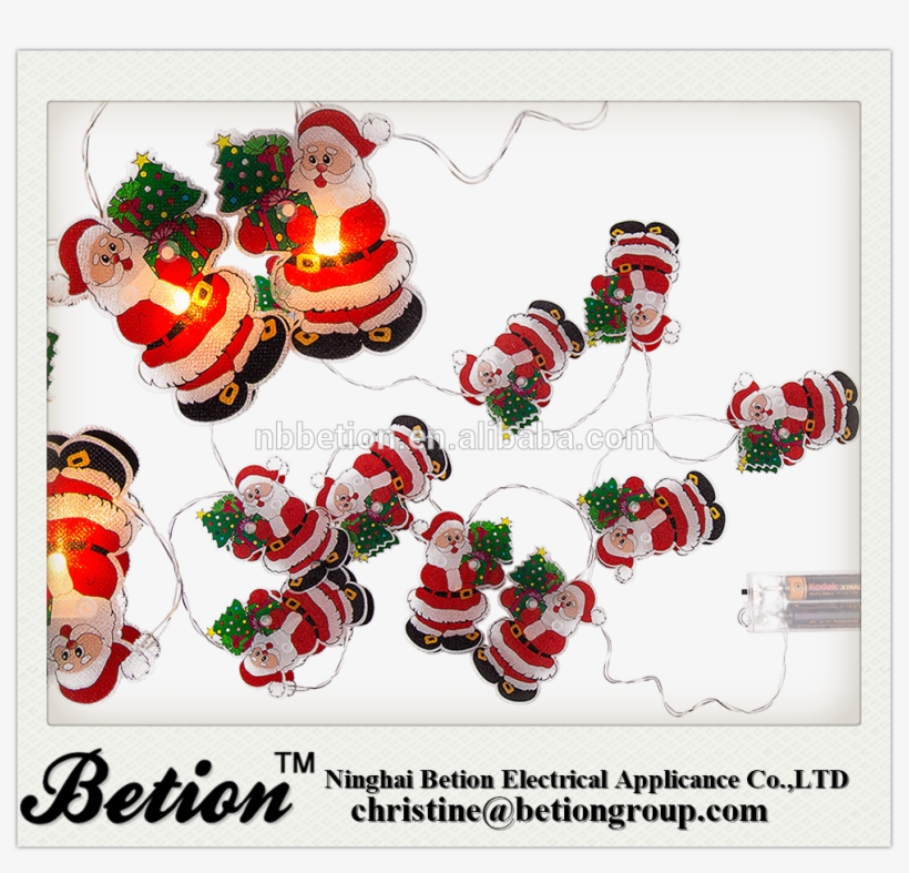 Chain Christmas Santa Claus Chrismas String Lights - Year My Birthday Was In Summer, transparent png
