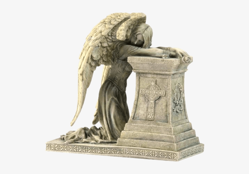 Gothic Mourning Angel Statue - Warrior Angel Renaissance Angel Statues, transparent png
