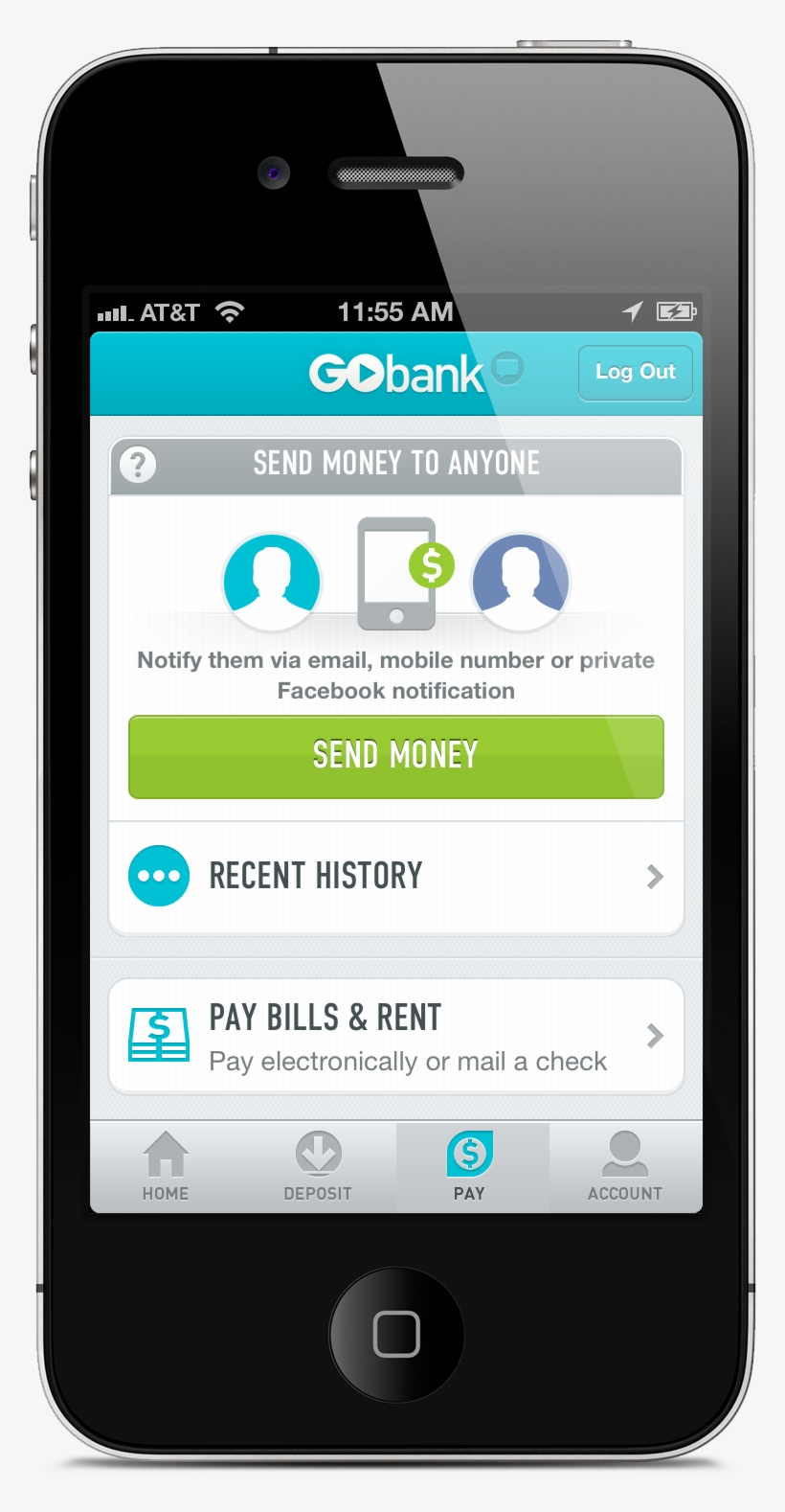 Green Dot, A Sequoia Backed Company That Focuses On - Mobile Phone, transparent png
