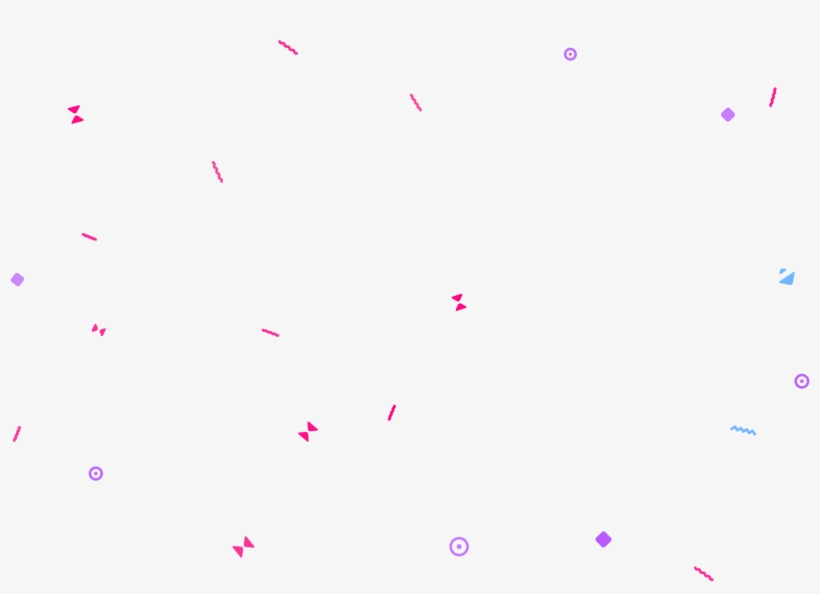 Sketch Confetti - Lavender, transparent png
