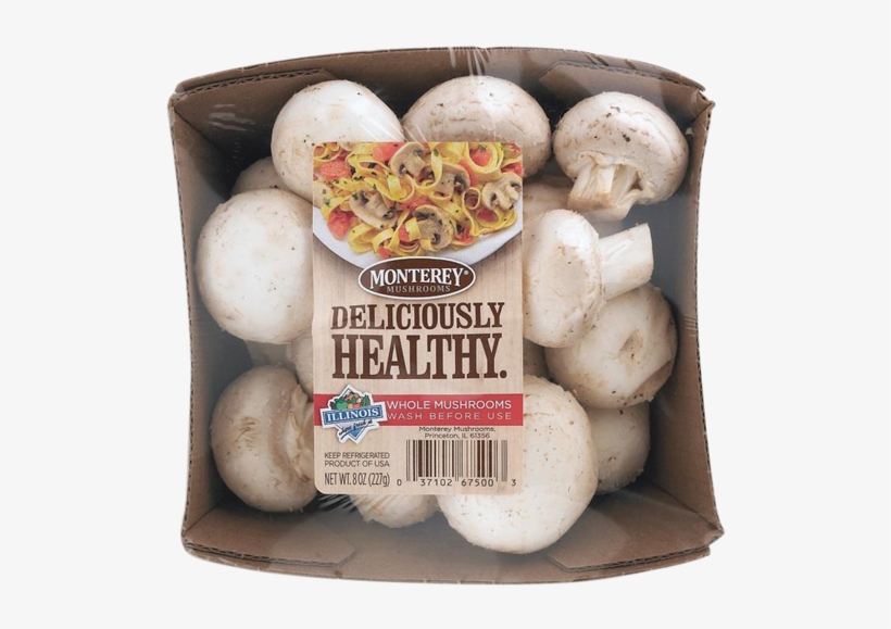 Monterey Whole Mushrooms - Monterey Mushrooms Organic Whole Mushrooms - 8 Oz Box, transparent png