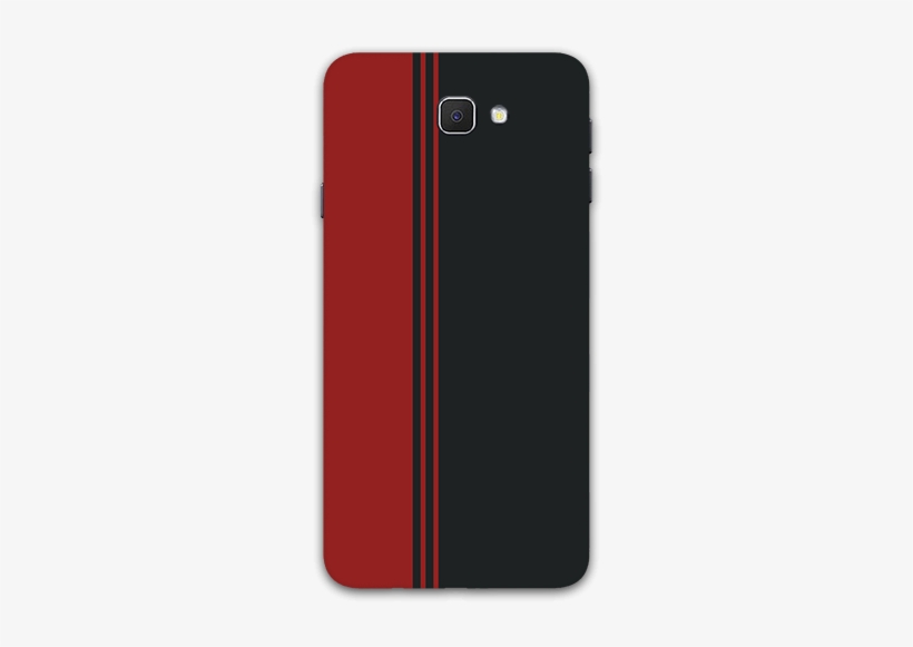Red Black Vertical Line Pattern Samsung J7 Prime Mobile - Mobile Phone, transparent png