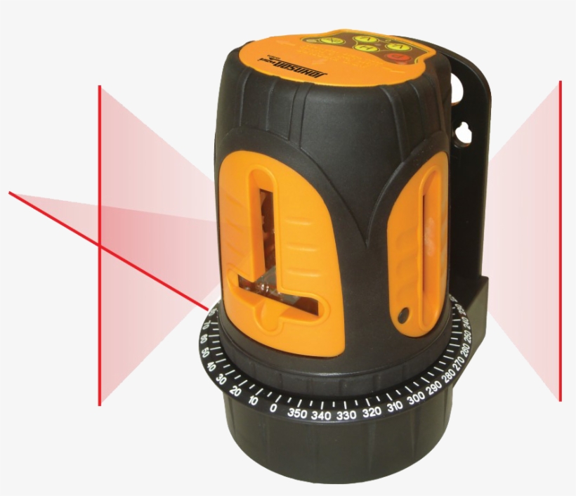 Johnson Level 40 6602 Self Leveling Cross Line Laser - Laser Line Level Outdoor, transparent png