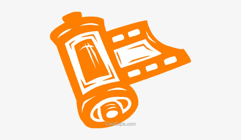 Film Roll Royalty Free Vector Clip Art Illustration, transparent png