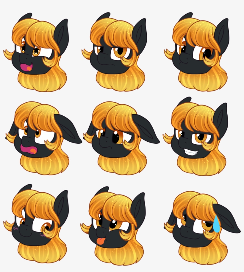 Breioom, Derpibooru Exclusive, Emotes, Expressions, - Artist, transparent png