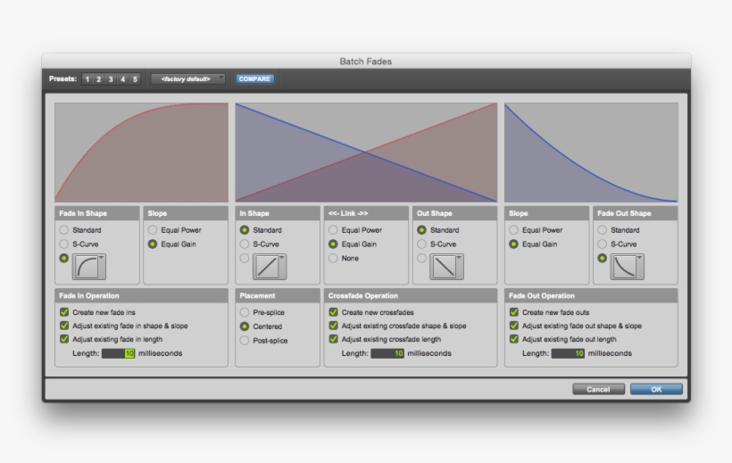 Pt Batch Fades - Replace Clip Dialogue Box Pro Tools, transparent png