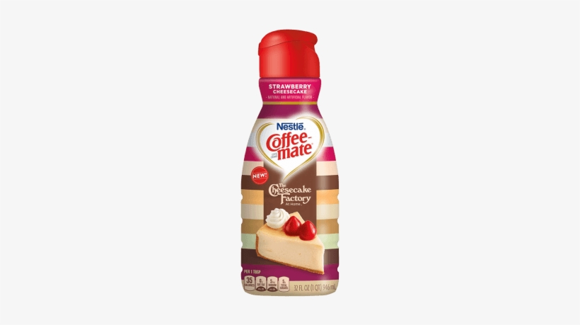 The Cheesecake Factory At Home Strawberry Cheesecake - Coffee Mate Creamer Cheesecake Factory, transparent png