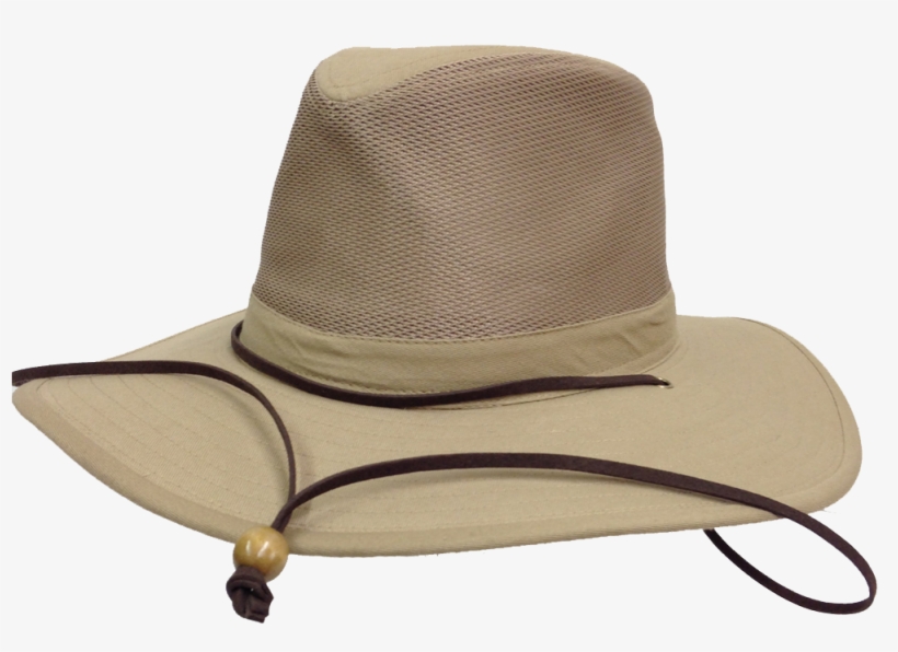 Natural And Neutral Hats Adult Canvas Safari Mesh Crown - Hat, transparent png