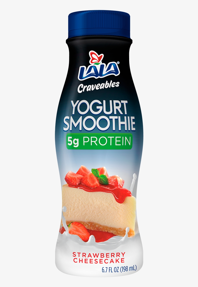 Craveables Strawberry Cheesecake Yogurt Smoothie - Lala Cravables Tres Leches Yogurt Smoothie 4-6.7 Fl., transparent png