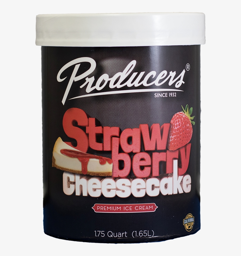 Strawberry Cheesecake Ice Cream - Strawberry, transparent png