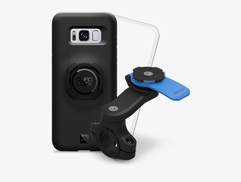 Handlebar/mirror Mount Kit - Quad Lock Iphone 7, transparent png