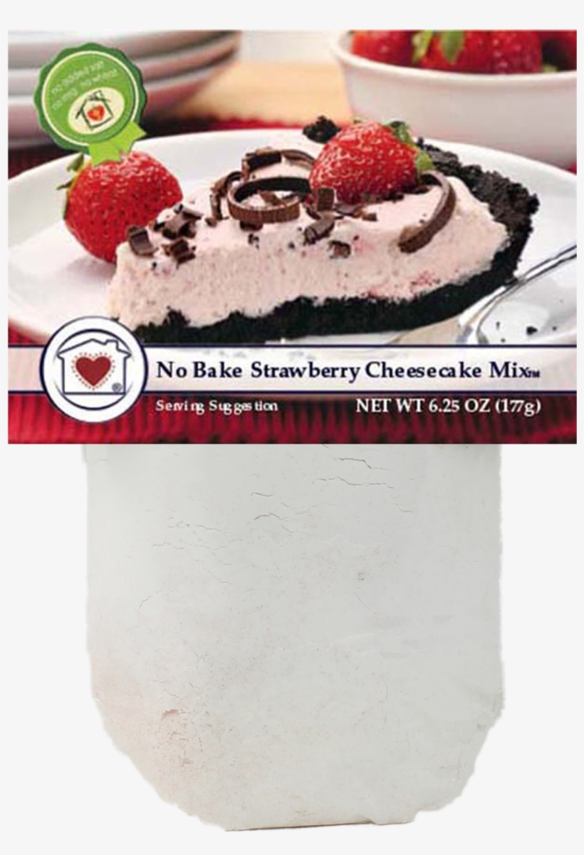 No-bake Strawberry Cheesecake Mix - Cheesecake, transparent png