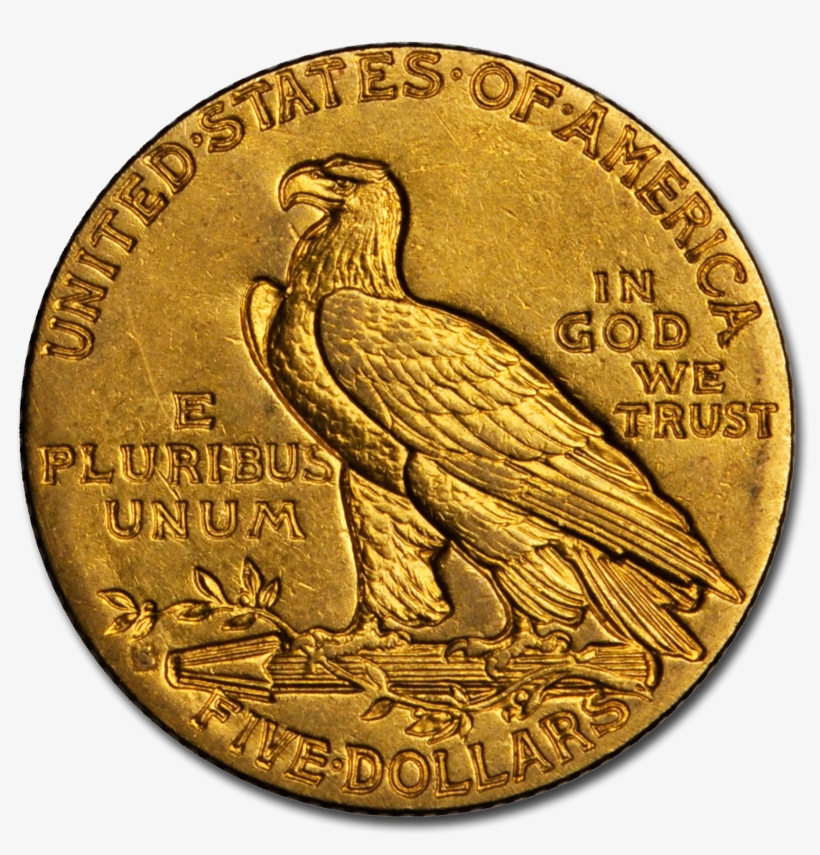 Picture Of $5 Indian Head Gold Coins Xf - Venice Gold Coin, transparent png