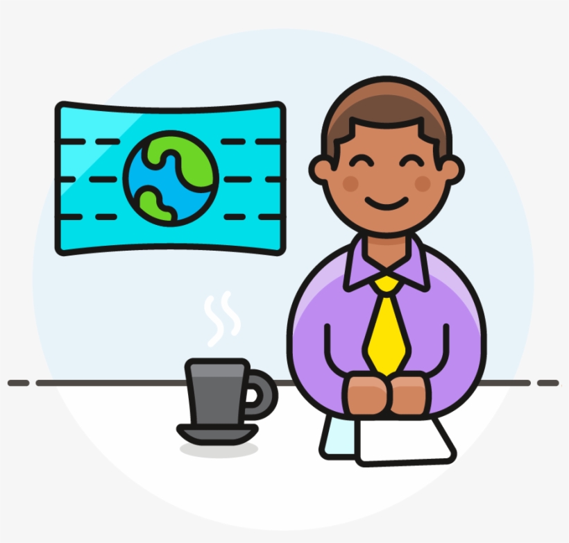 19 News Anchor Male African American - African American News Reporter Illustration Png, transparent png