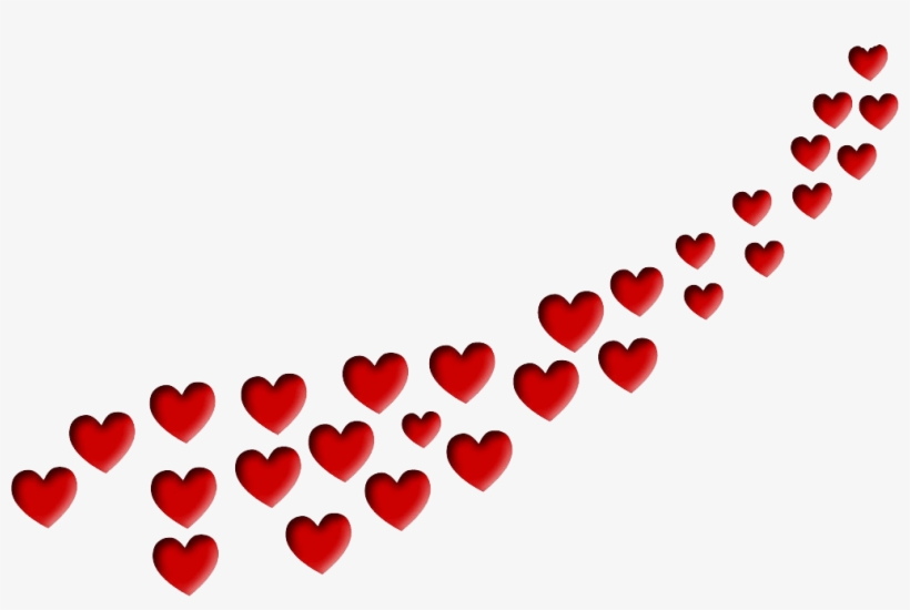 Barres De Séparation Saint-valentin - Love Hearts White Background, transparent png