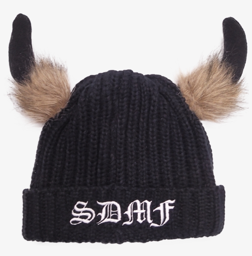 The Horns Are Made From Cloth And Are Therefore Not - Black Label Society Viking Beanie, transparent png