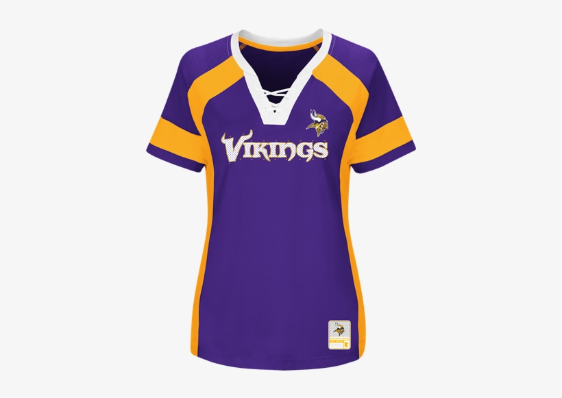 Nfl Minnesota Vikings Draft Me Majestic Tee - Minnesota Vikings Womens Shirts, transparent png