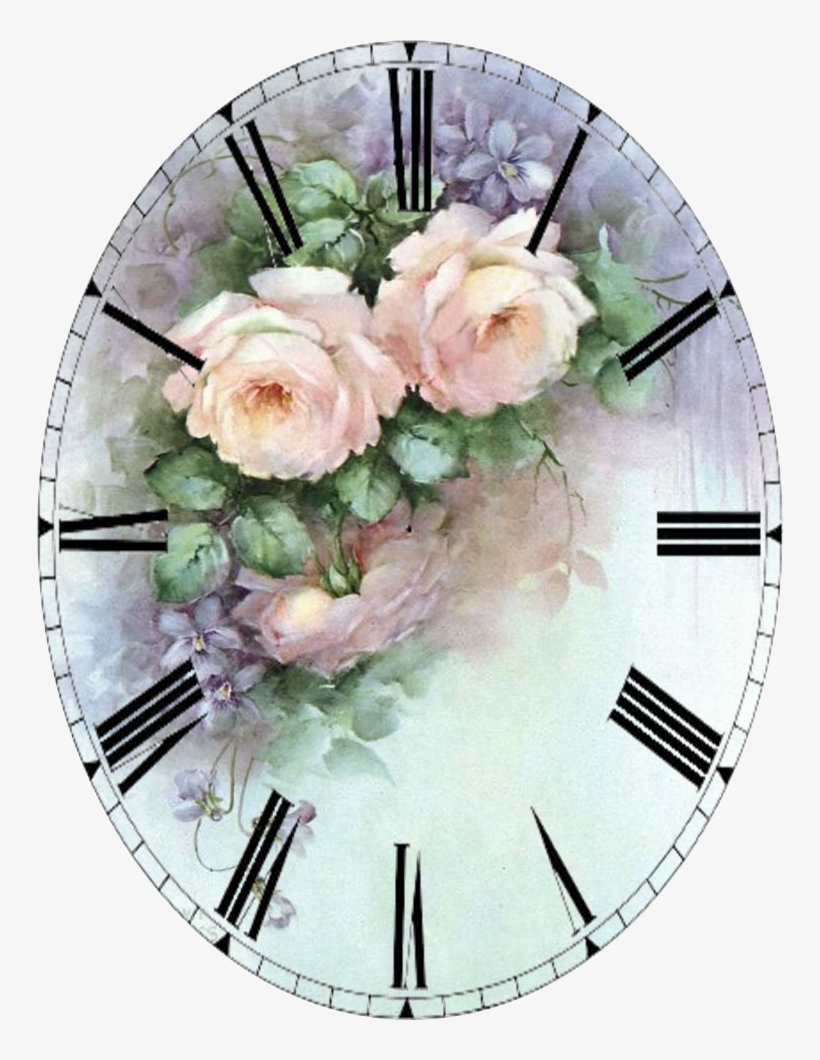 Clock Face - Decoupage, transparent png