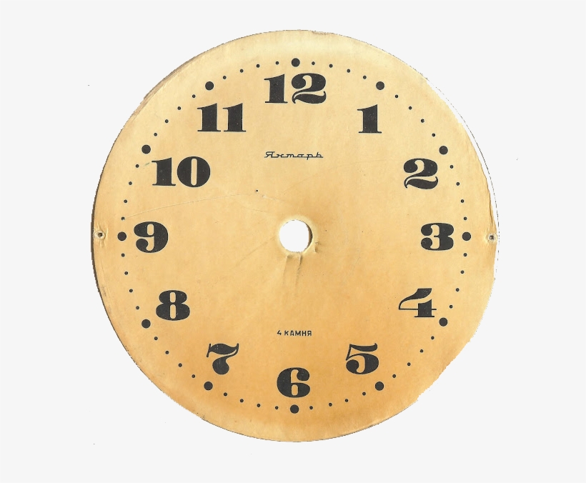 Vintage Clock Face - Clock Faces, transparent png