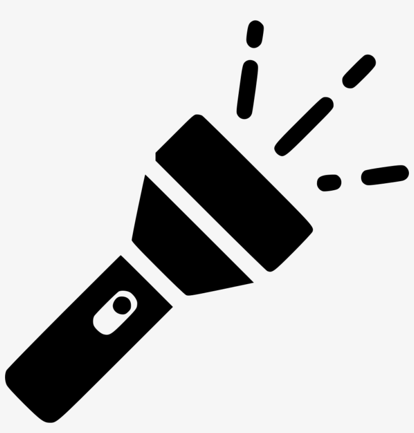 Flashlight Light Comments - Flashlight Icon Png, transparent png