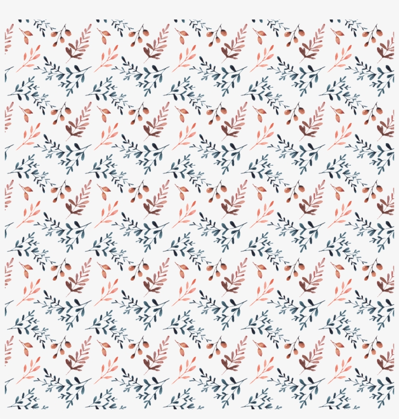 Pintado A Mano De Hoja Pequeña Mapa De Fondo Png Transparente - Leaf, transparent png