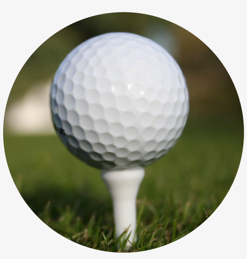 Golf Ball Clipart Png File - Golf Ball On Tee, transparent png
