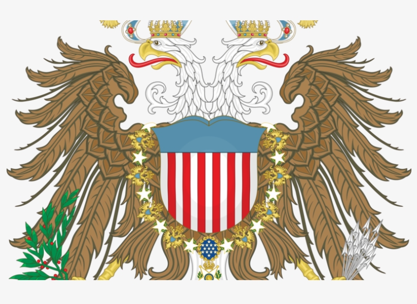 Star-spangled Crown - American Double Headed Eagle, transparent png