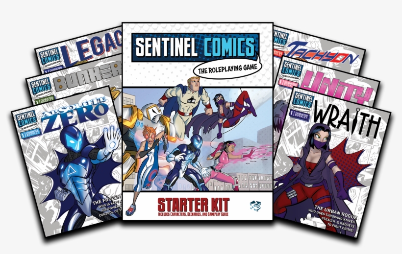 Gtg - Cgi - Sentinels - Rpg - Ad 1 - Sentinel Comics Roleplaying Game Starter Kit, transparent png
