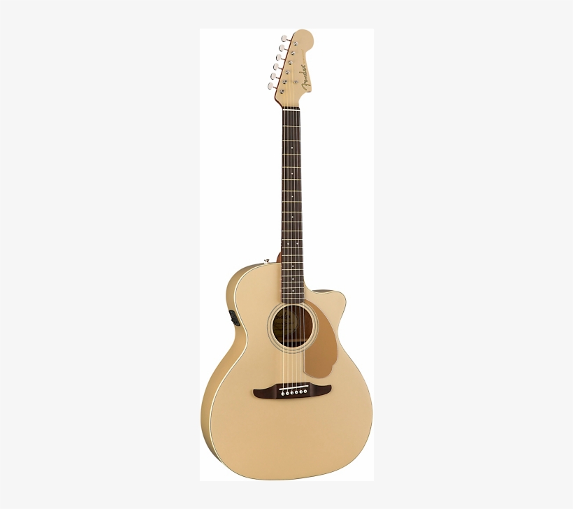 Fender, Fender Newporter Player Champagne Acoustic/electric - Fender Jg 26 Sce, transparent png
