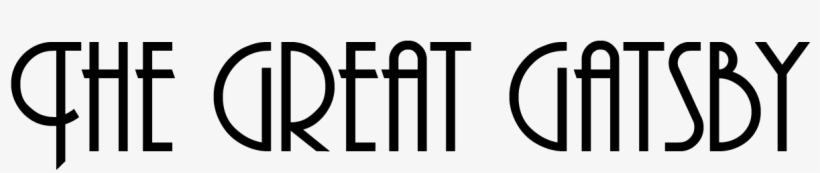 Great Gatsby Title Transparent, transparent png