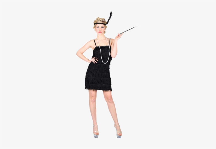 Flapper Ladies Fancy Dress 1920s Charleston Adult Womens - Flapper Girl, transparent png