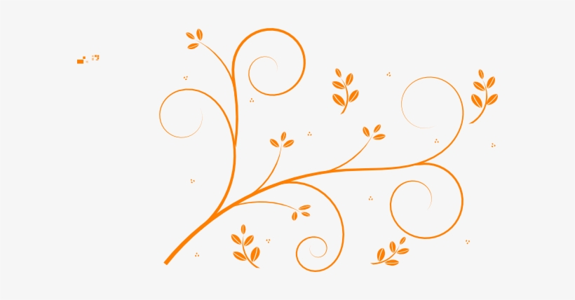 Aqua Floral Vine Clip Art - Vine Line Drawing Flower, transparent png