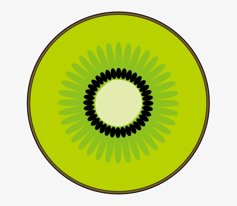 Kiwi Slice Clipart Png - Kiwi Slice Clipart, transparent png
