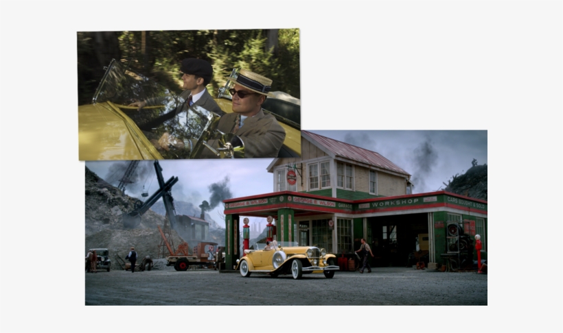 Great Gatsby Sketches Scenes Ss07 - Great Gatsby Petrol Station, transparent png