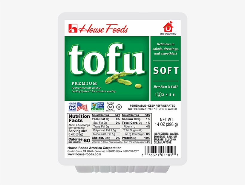 Premium Tofu Soft - House Foods Premium Tofu Extra Firm 340g, transparent png