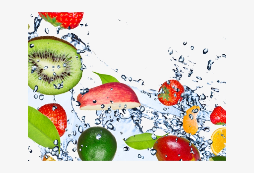 Fruit Water Splash Clipart Beach - Portable Network Graphics, transparent png