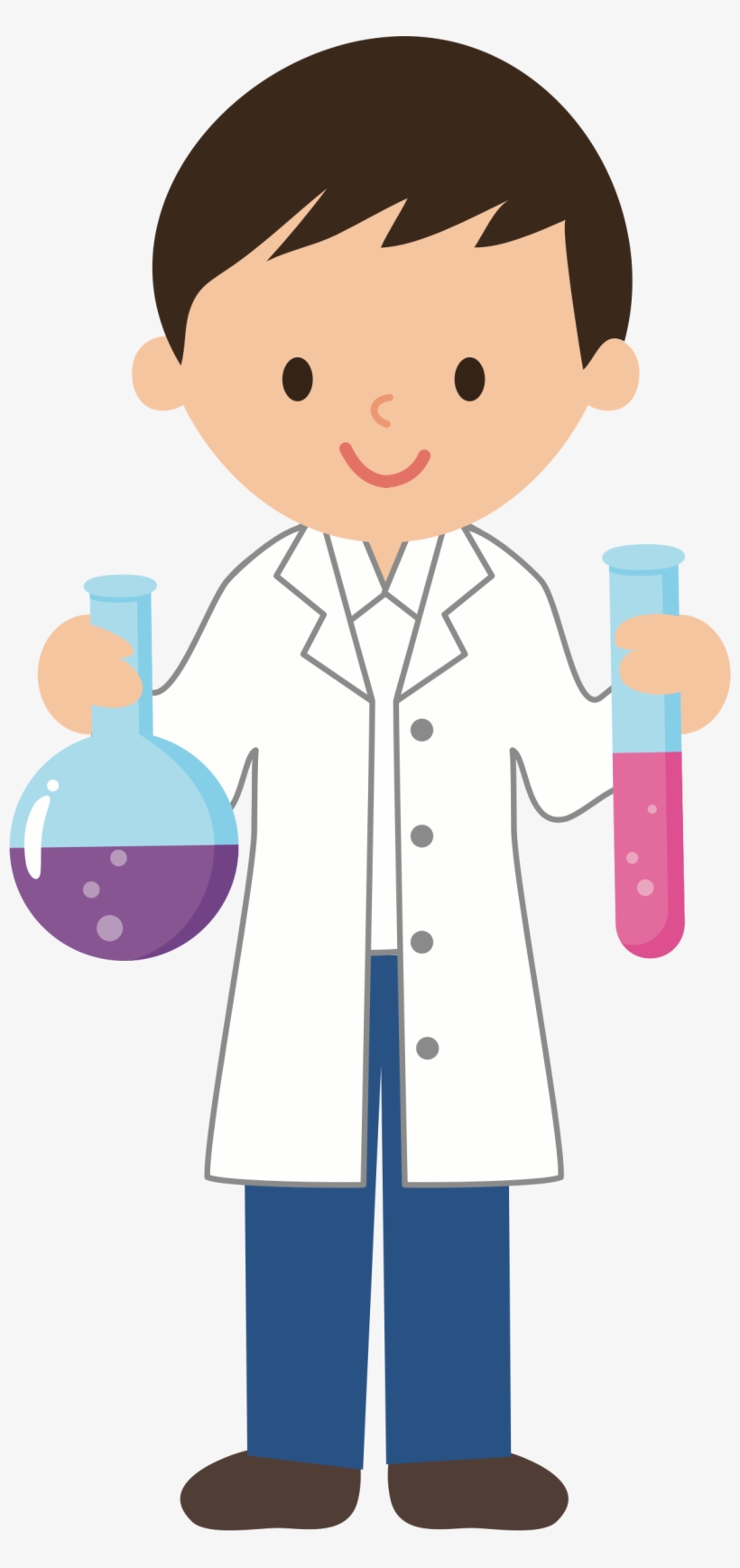 Big Image - Scientist Clipart Png, transparent png