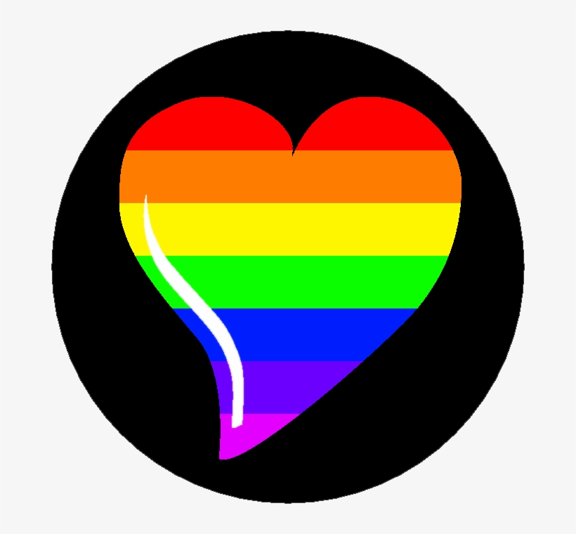 Rainbow Heart Design - Drawing, transparent png