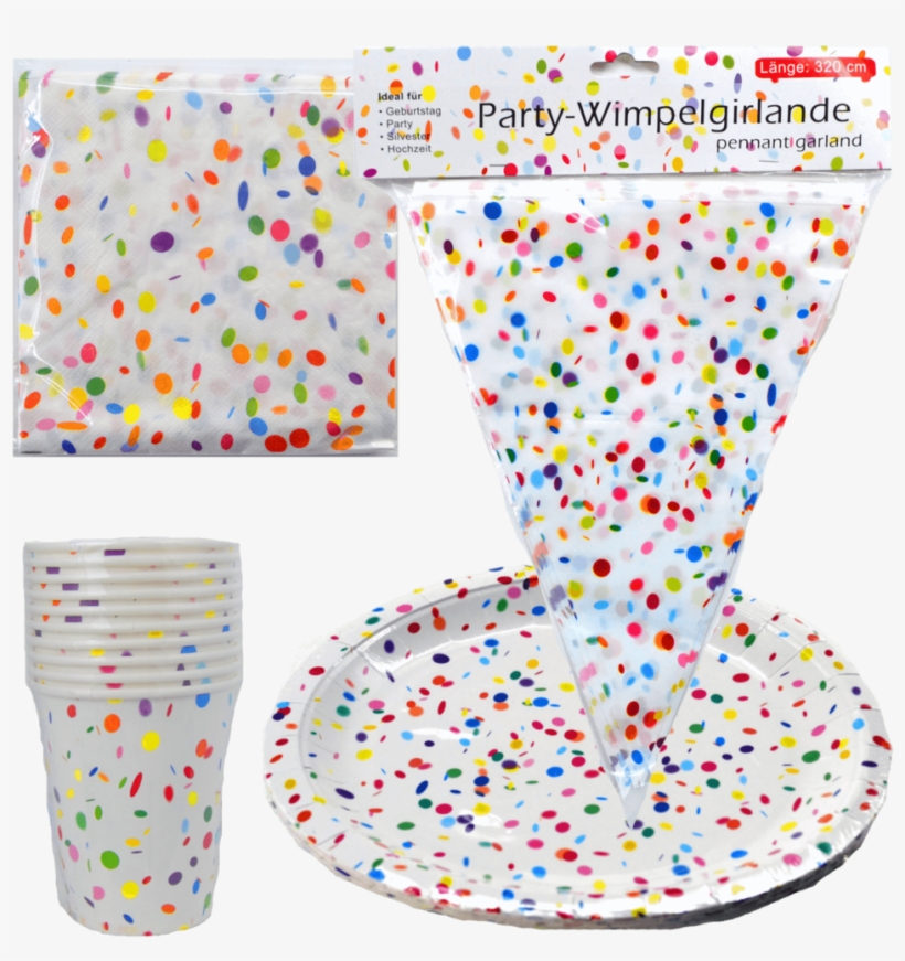 Party Set - Unique Foil Birthday Confetti, transparent png