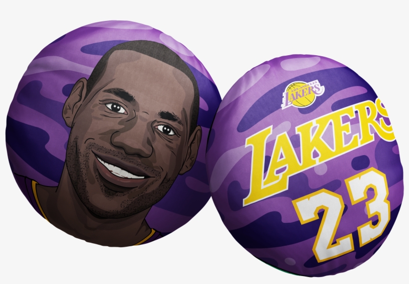 Lebron James Lakers Pillow Head - Lebron James, transparent png