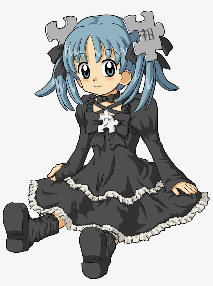Wikipe-tan Gothloli - Goth, transparent png