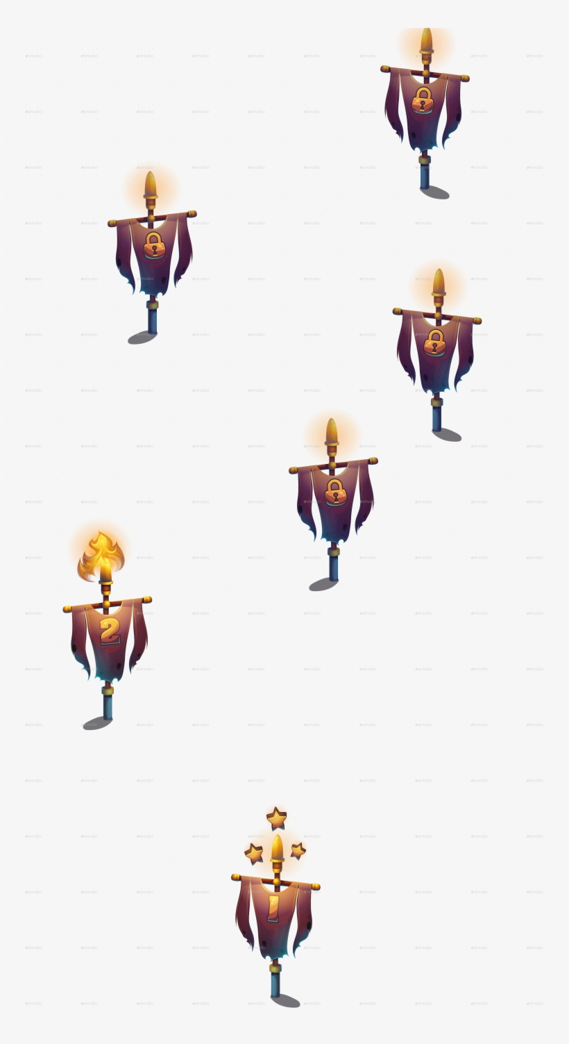 Level Map With Check Points Background Vector Image1 - Night Of The Living Dead, transparent png