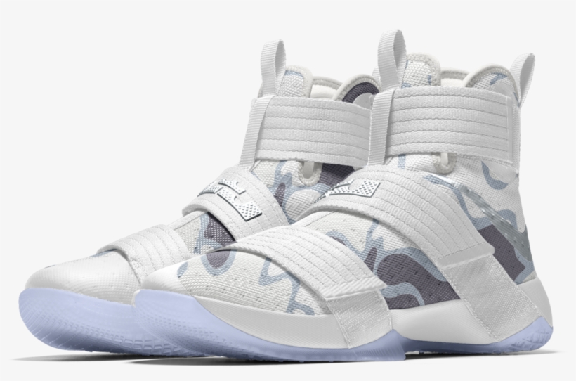 Lebron X Shoes White Size - Nike, transparent png