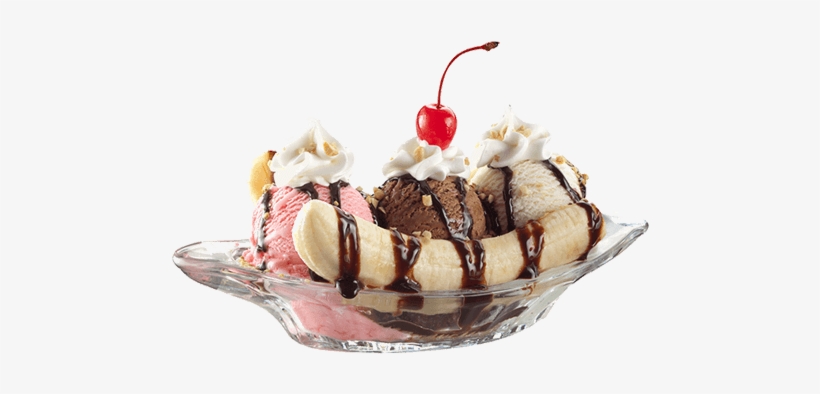 Banana Split Png Graphic Black And White Library - Banana Split, transparent png