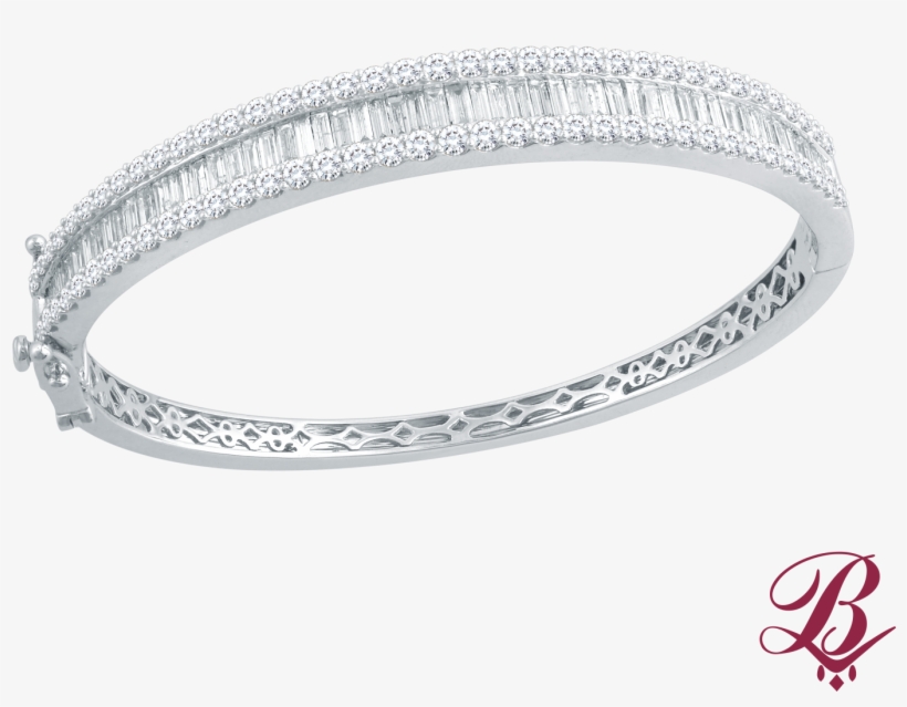 Comfort Fit Diamond Bracelet - Bangle, transparent png