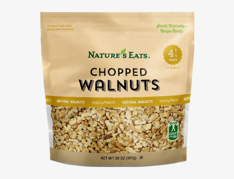 Walnuts - Nature's Eats Chopped Walnuts, 2 Oz, transparent png