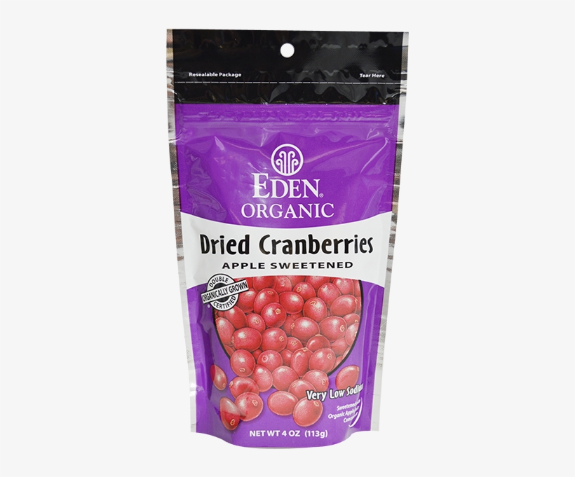 Eden Foods Dried Cranberries Organic Package-4 Oz - Lundberg Organic Thin Stackers Rice Cakes Red Rice, transparent png