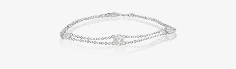 Ladies Diamond Bracelet In White Gold - Bracelet, transparent png