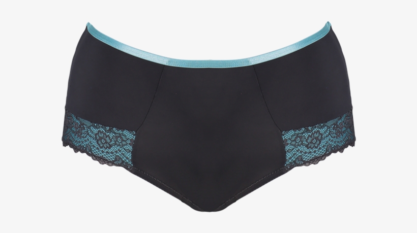 Lace Knicker Charcoal & Aqua Briefd27 2064charcoal/aqua - Lace, transparent png